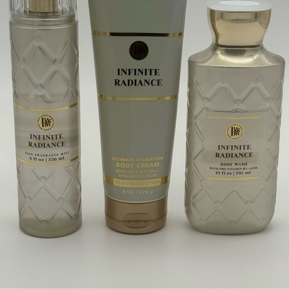 NWT Bath & Body Works Infinite Radiance Everyday Luxuries Body Care Gift Set - Picture 4 of 6